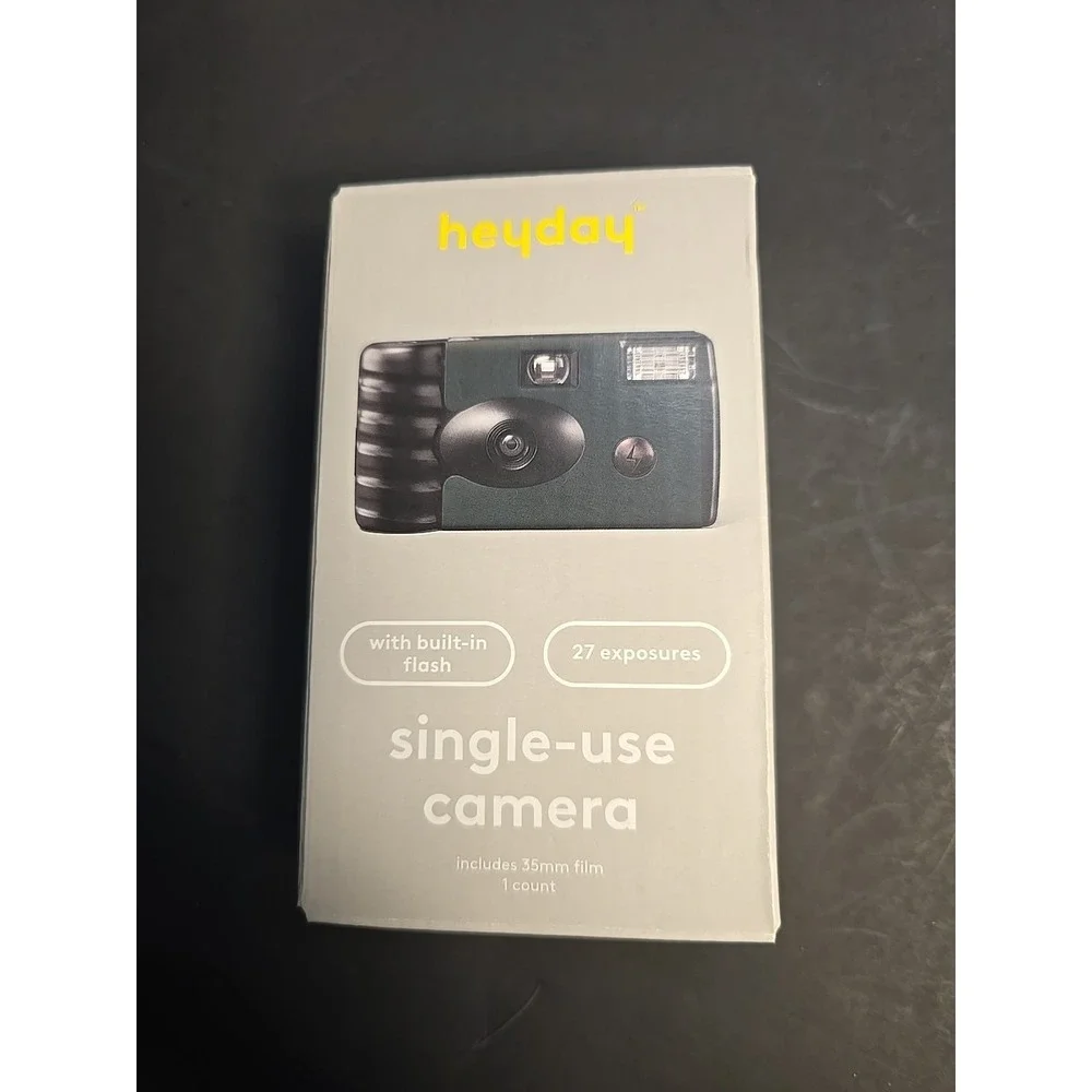 Heyday Game Day Disposable Single Use Camera M Built In Flash 27 Exposures NIB